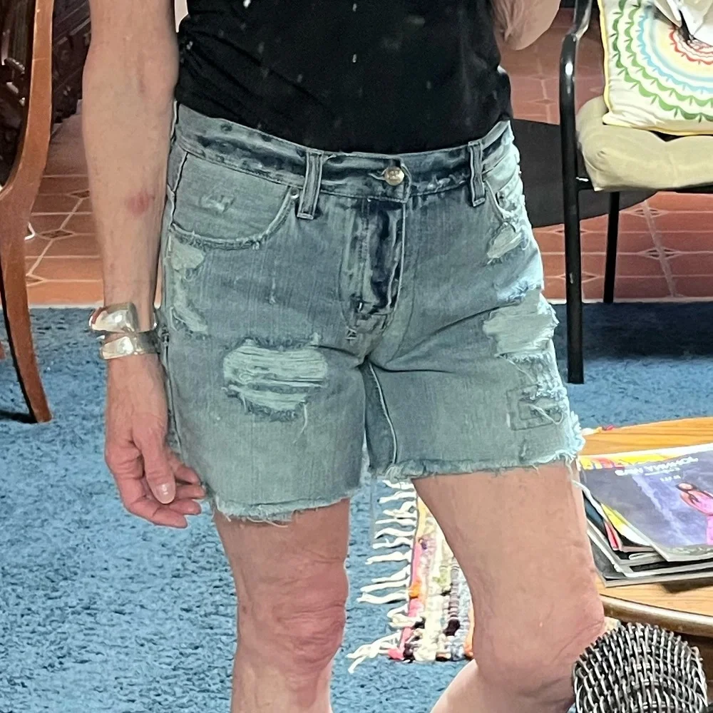 Ksubi boyfriend Jean Shorts distressed - Picture 4 of 8